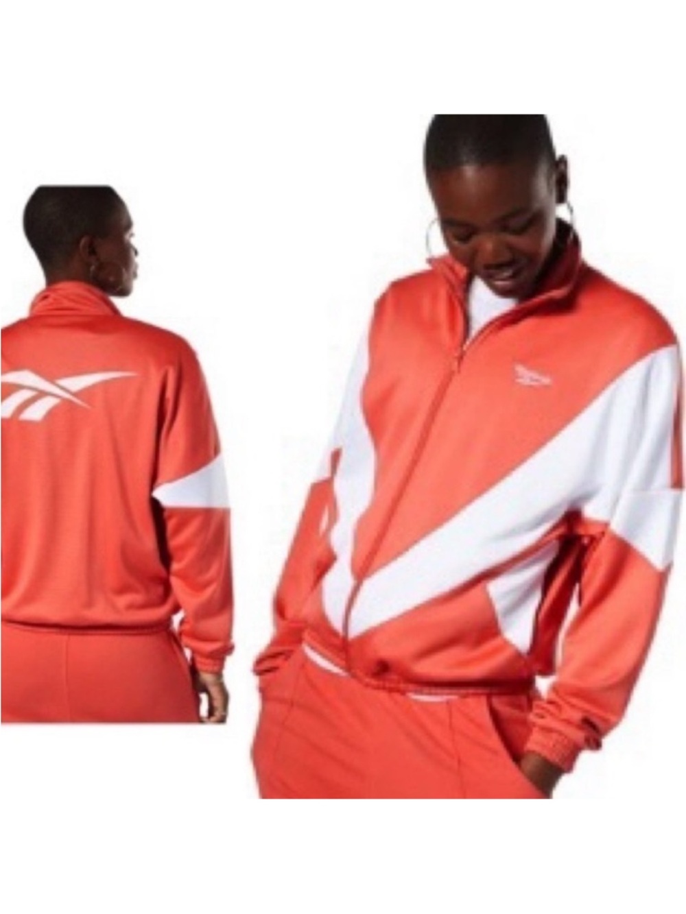 Reebok Oversized Vector Track Jacket